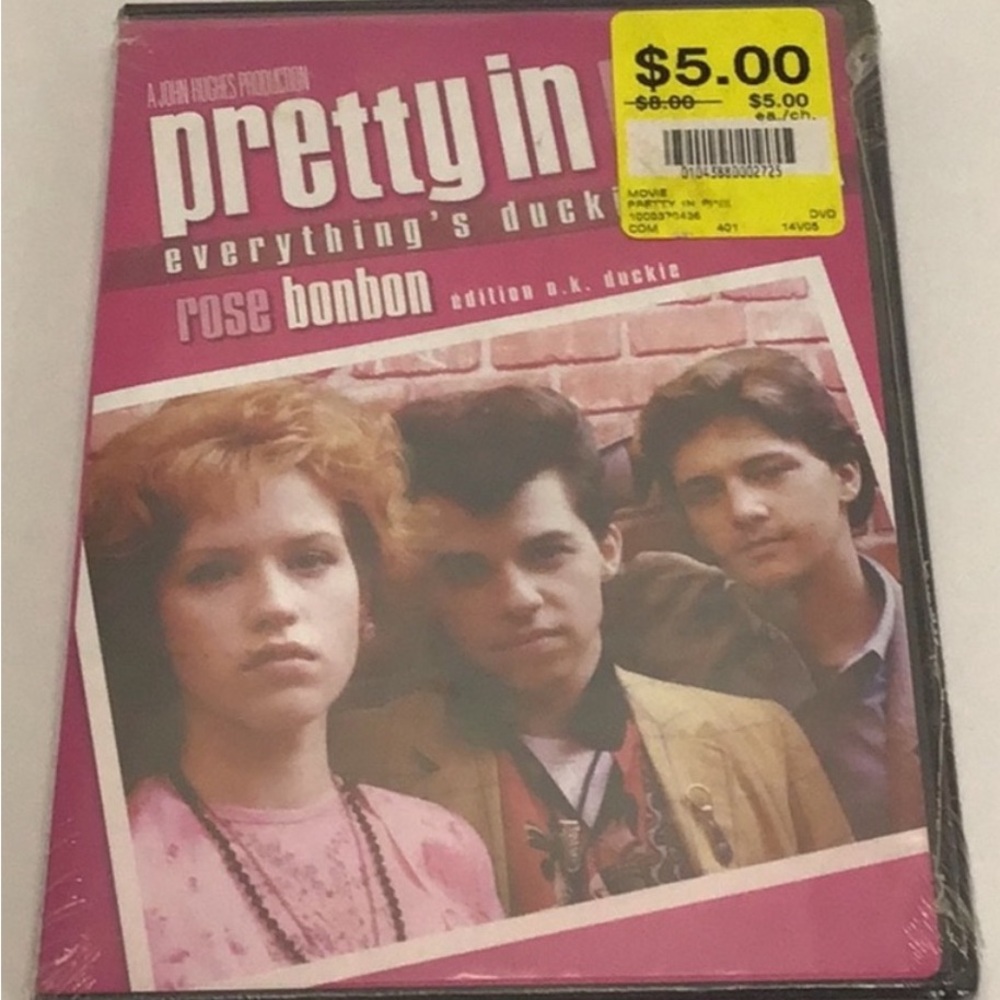💚 FREE with any purchase ⭐️ Pretty in Pink DVD - NWOT